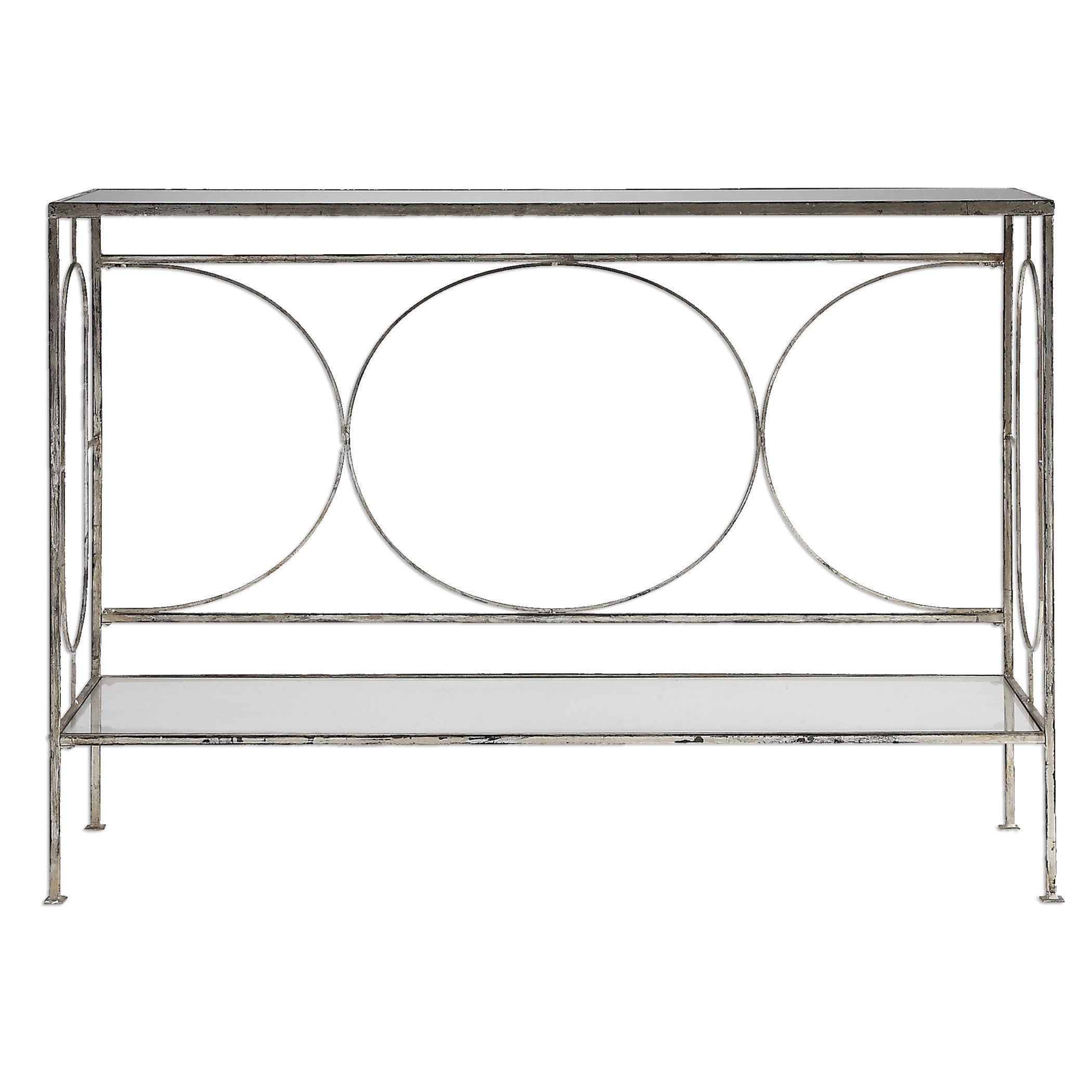 Luano Silver Console Table by Uttermost