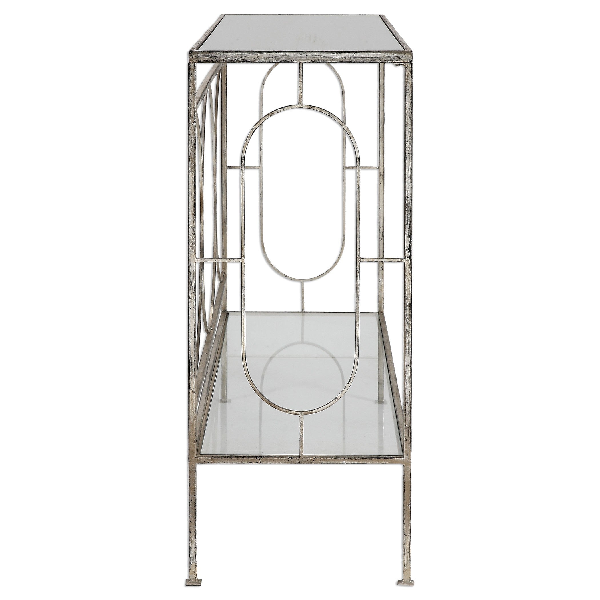 Luano Silver Console Table by Uttermost