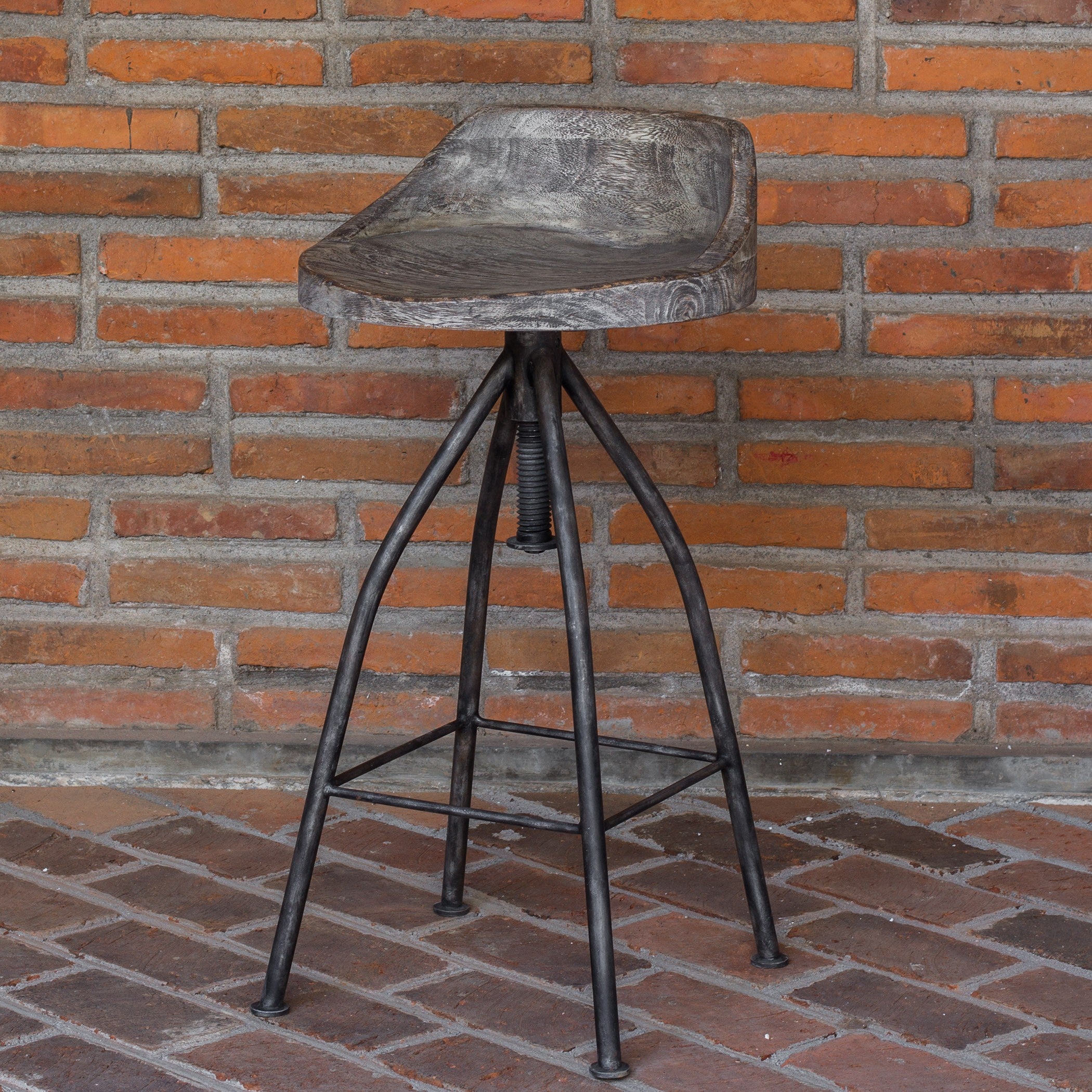 Kairu Wooden Bar Stool by Uttermost
