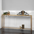 Hayley Gold Console Table by Uttermost