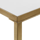 Hayley Gold Console Table by Uttermost