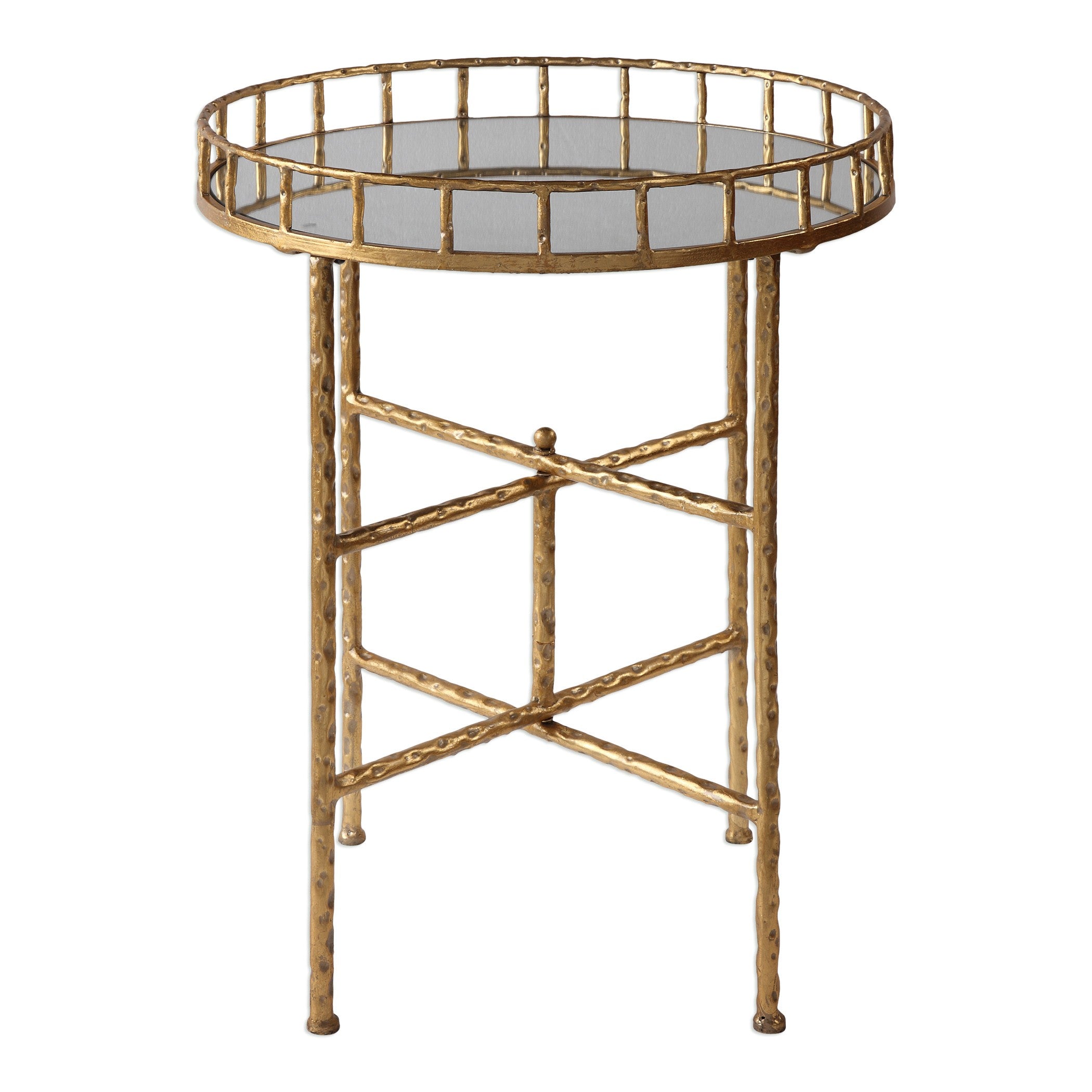 Tilly Bright Gold Accent Table by Uttermost