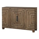 Layton Geometric Console Cabinet by Uttermost
