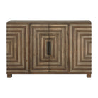 Layton Geometric Console Cabinet by Uttermost