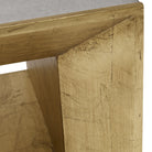 Flair Gold Cube Table by Uttermost