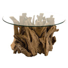 Driftwood Glass Top Coffee Table by Uttermost