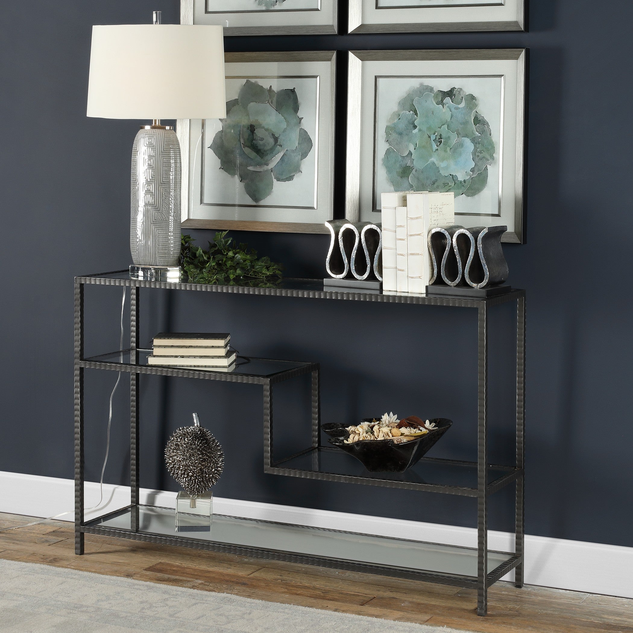 Leo Industrial Console Table by Uttermost