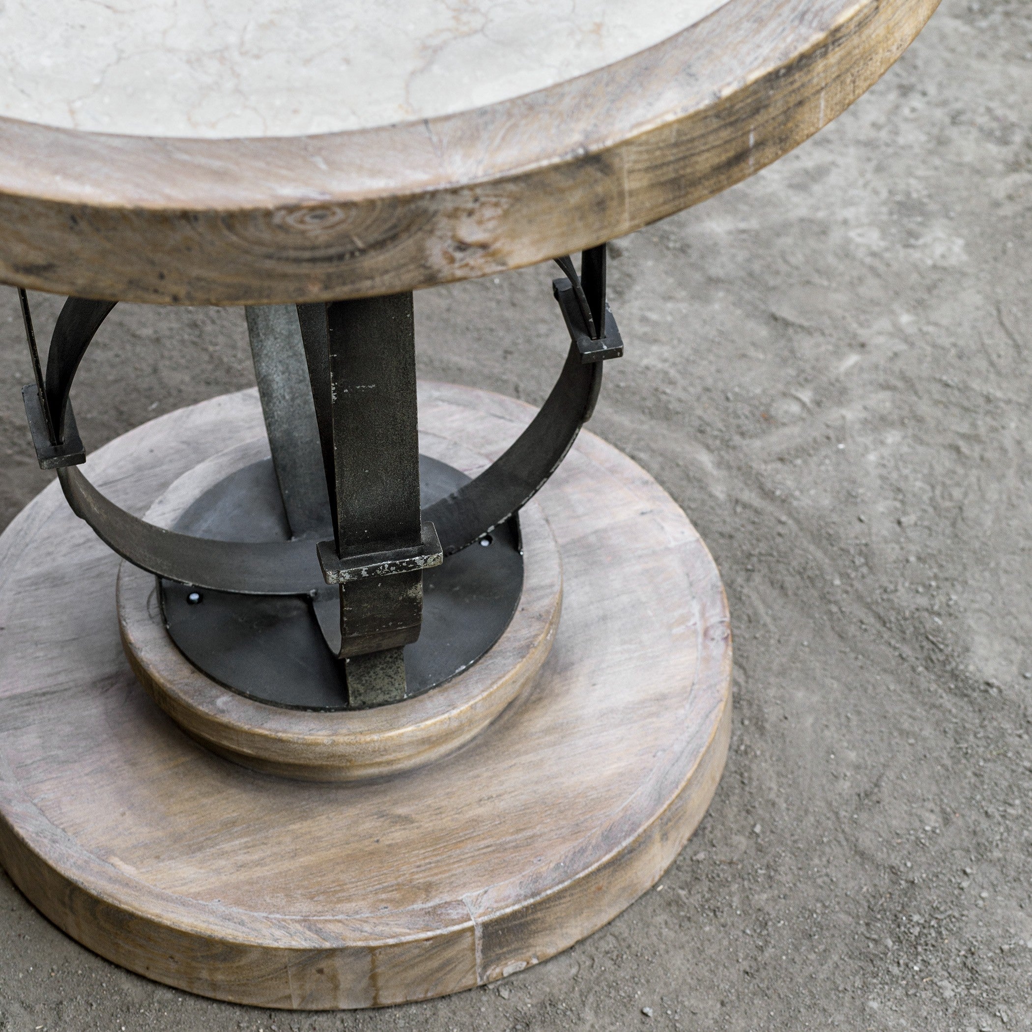 Sydney Light Oak Side Table by Uttermost