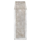 Genara Bone White Carved Console Table by Uttermost