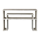 Genara Bone White Carved Console Table by Uttermost