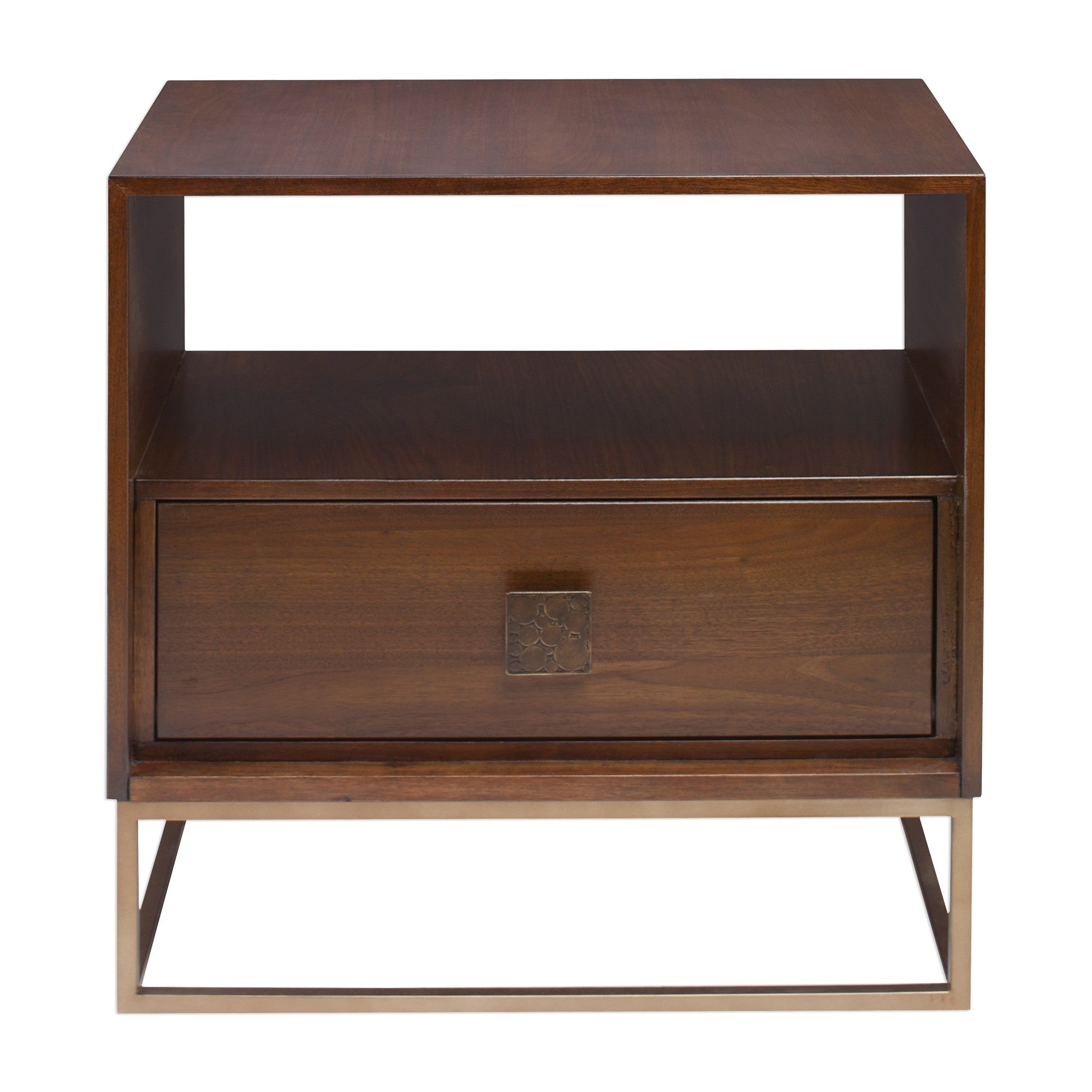 Bexley Walnut Side Table by Uttermost