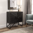 Zadie Ebony Accent Cabinet by Uttermost