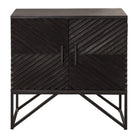 Zadie Ebony Accent Cabinet by Uttermost
