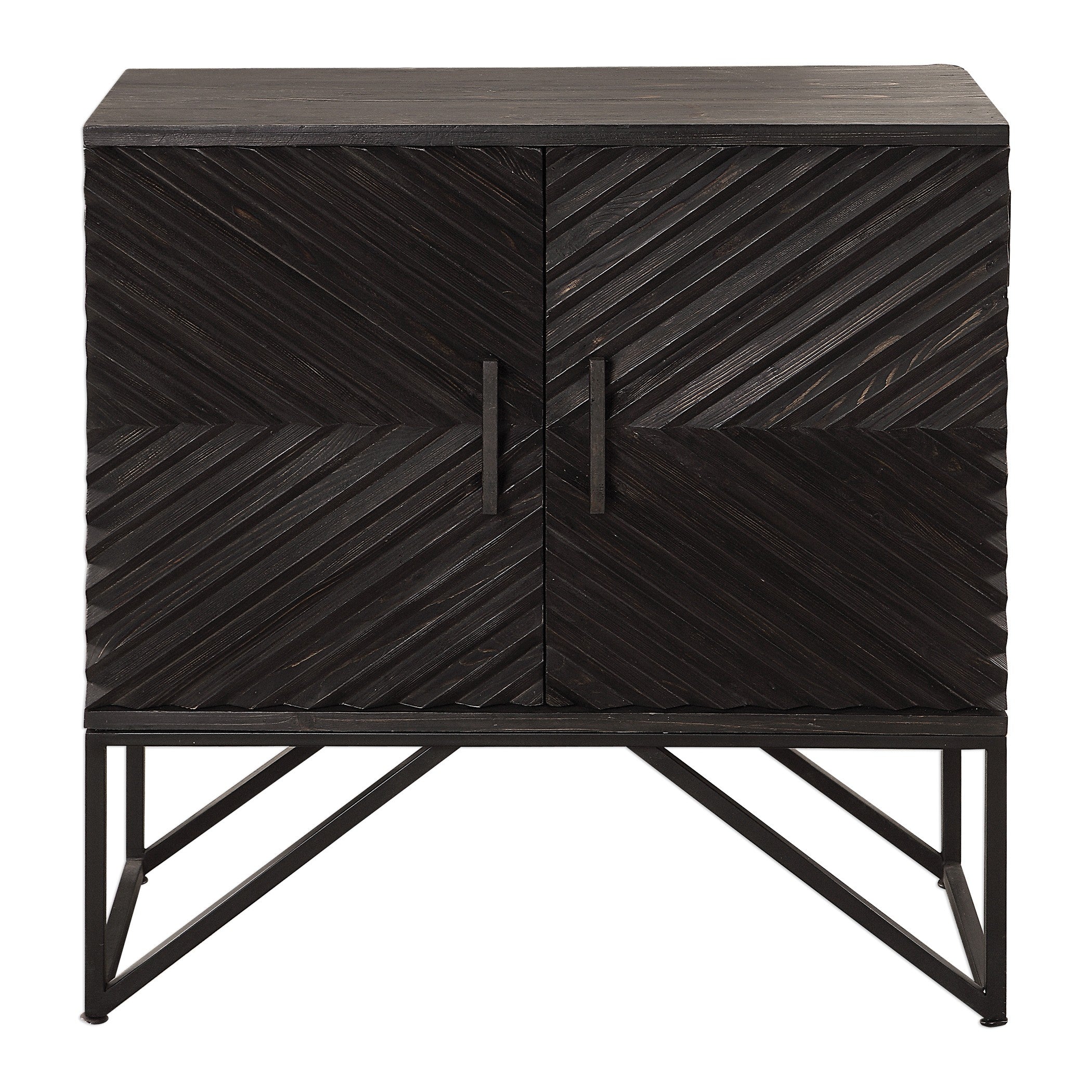 Zadie Ebony Accent Cabinet by Uttermost