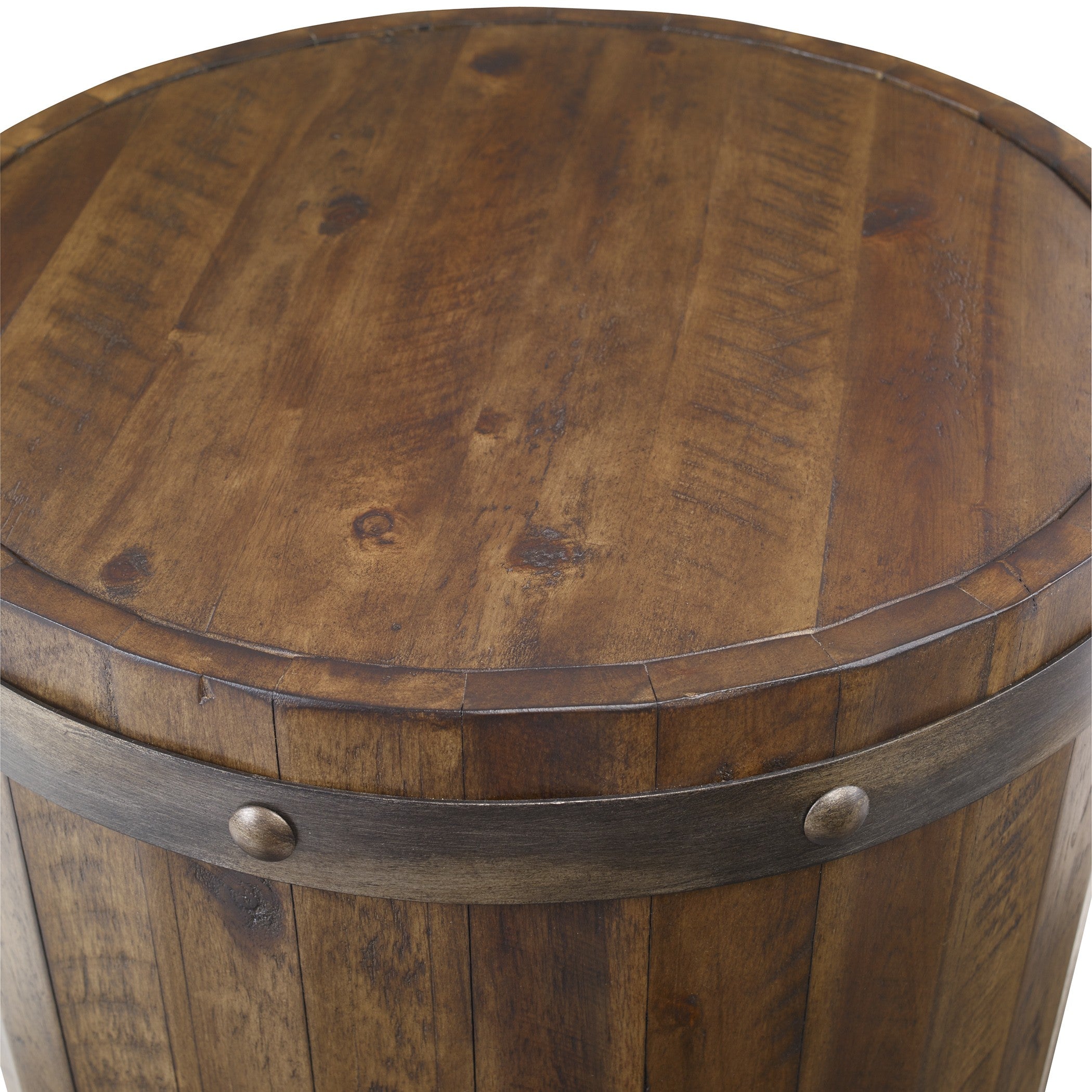 Ceylon Wine Barrel Side Table by Uttermost