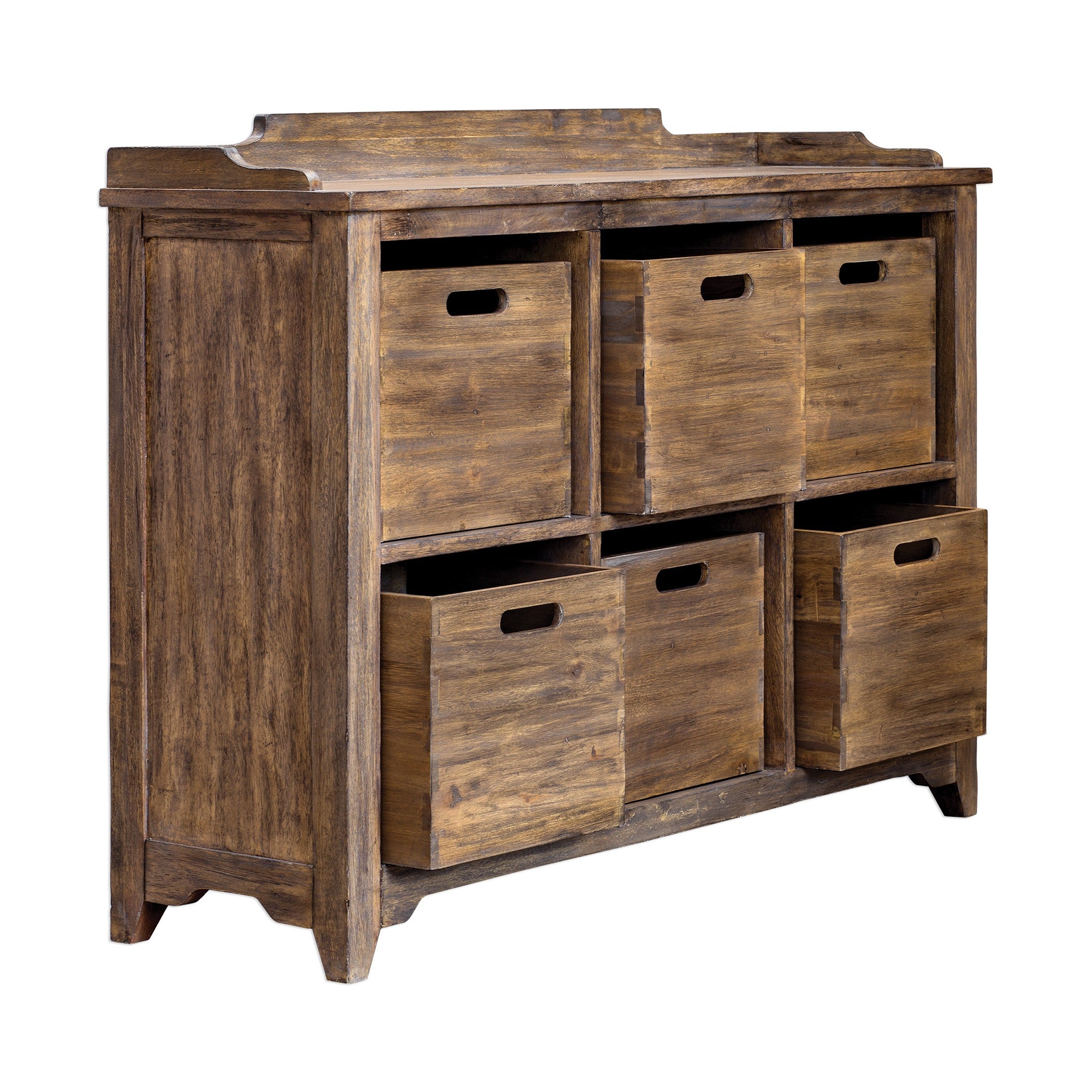 Ardusin Driftwood Hobby Cupboard by Uttermost