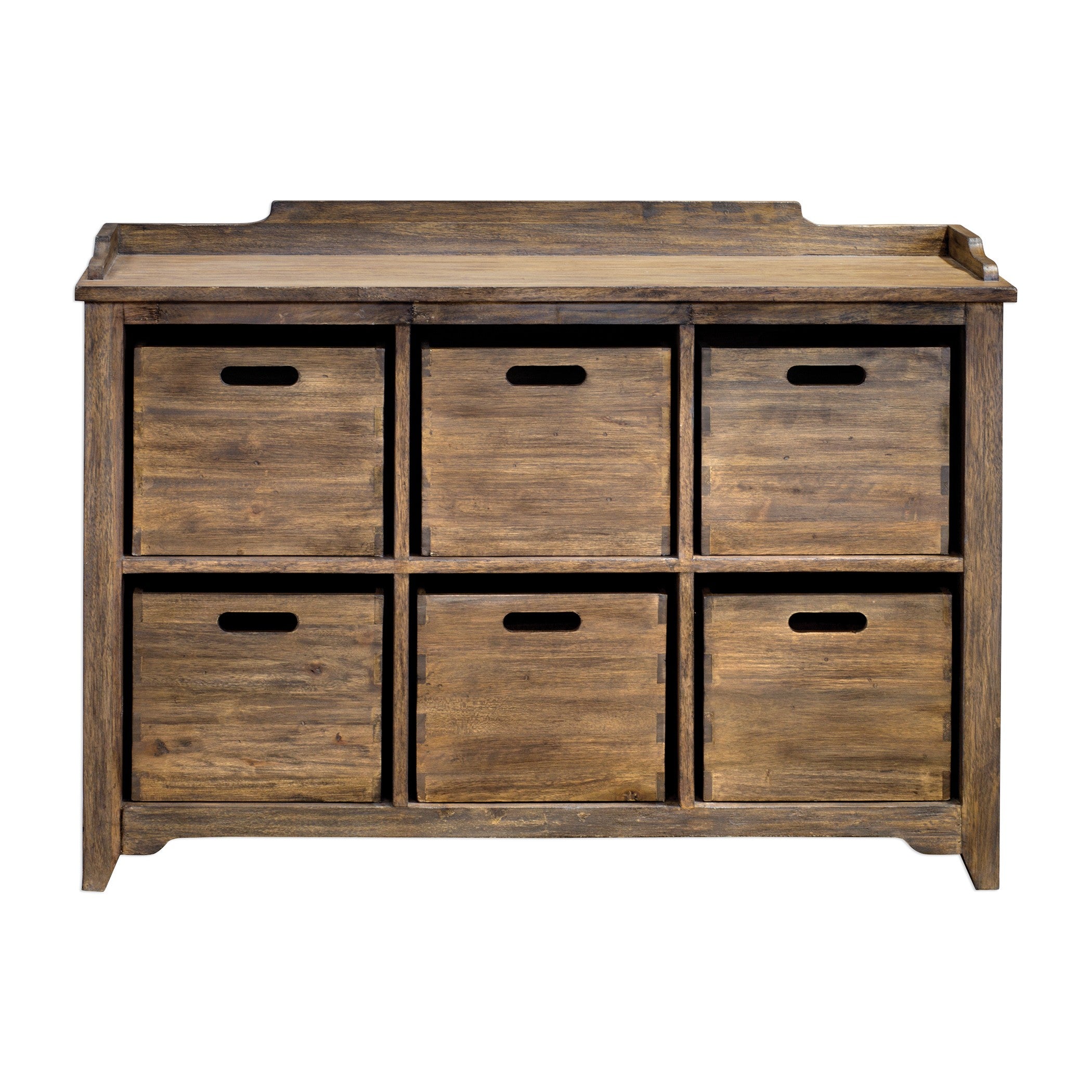 Ardusin Driftwood Hobby Cupboard by Uttermost