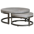 Aiyara Gray Nesting Tables - Set of 2 by Uttermost