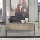 Nevis Contemporary Console Table by Uttermost