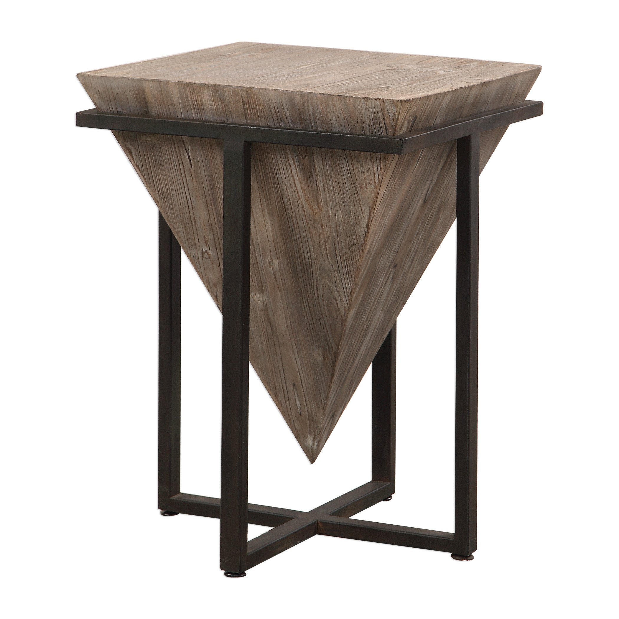 Bertrand Wood Accent Table by Uttermost