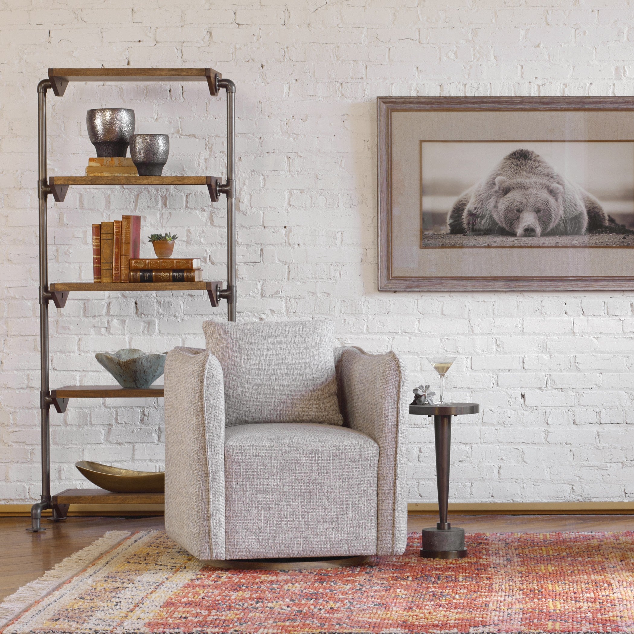 Rhordyn Industrial Etagere by Uttermost