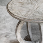 Maiva White Side Table by Uttermost