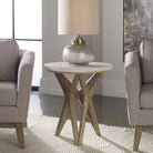 Marnie Limestone Side Table by Uttermost