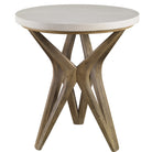 Marnie Limestone Side Table by Uttermost