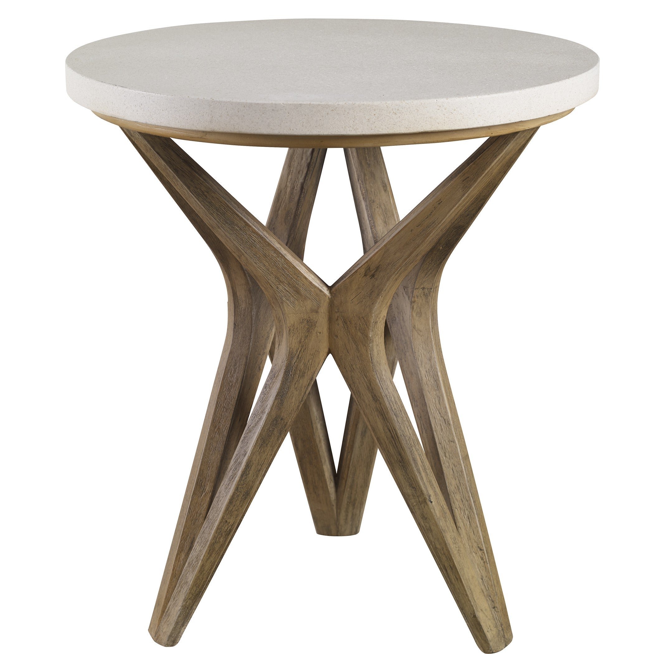 Marnie Limestone Side Table by Uttermost
