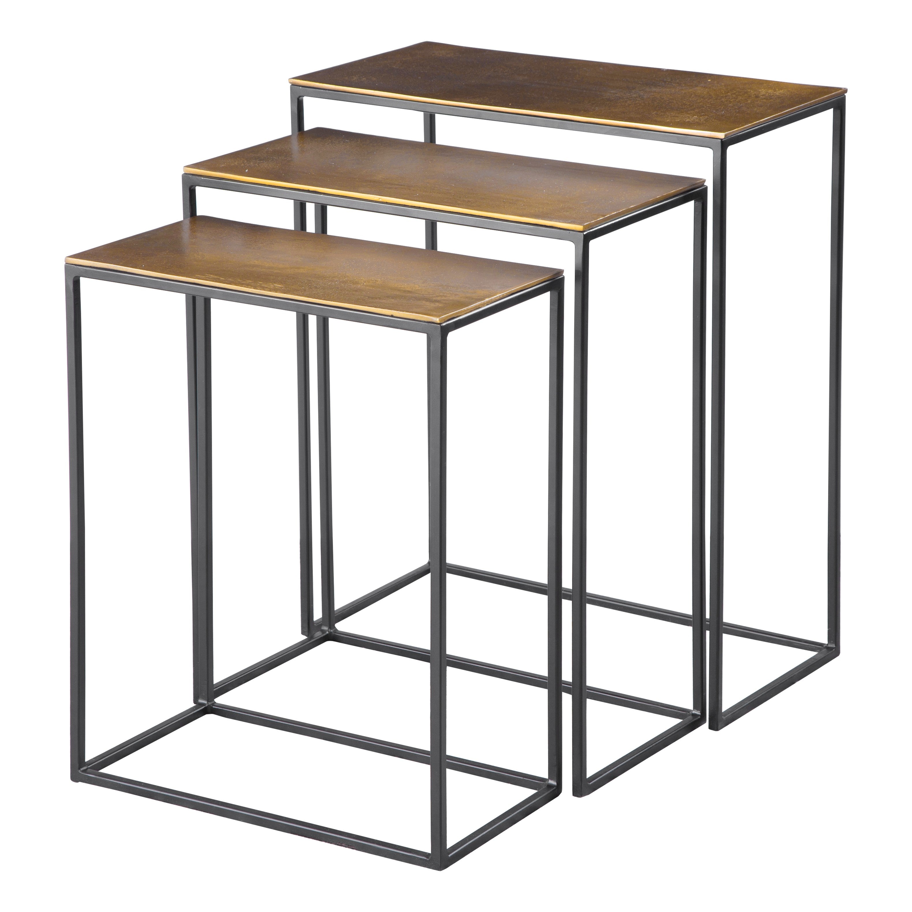 Coreene Gold Nesting Tables - Set of 3 by Uttermost