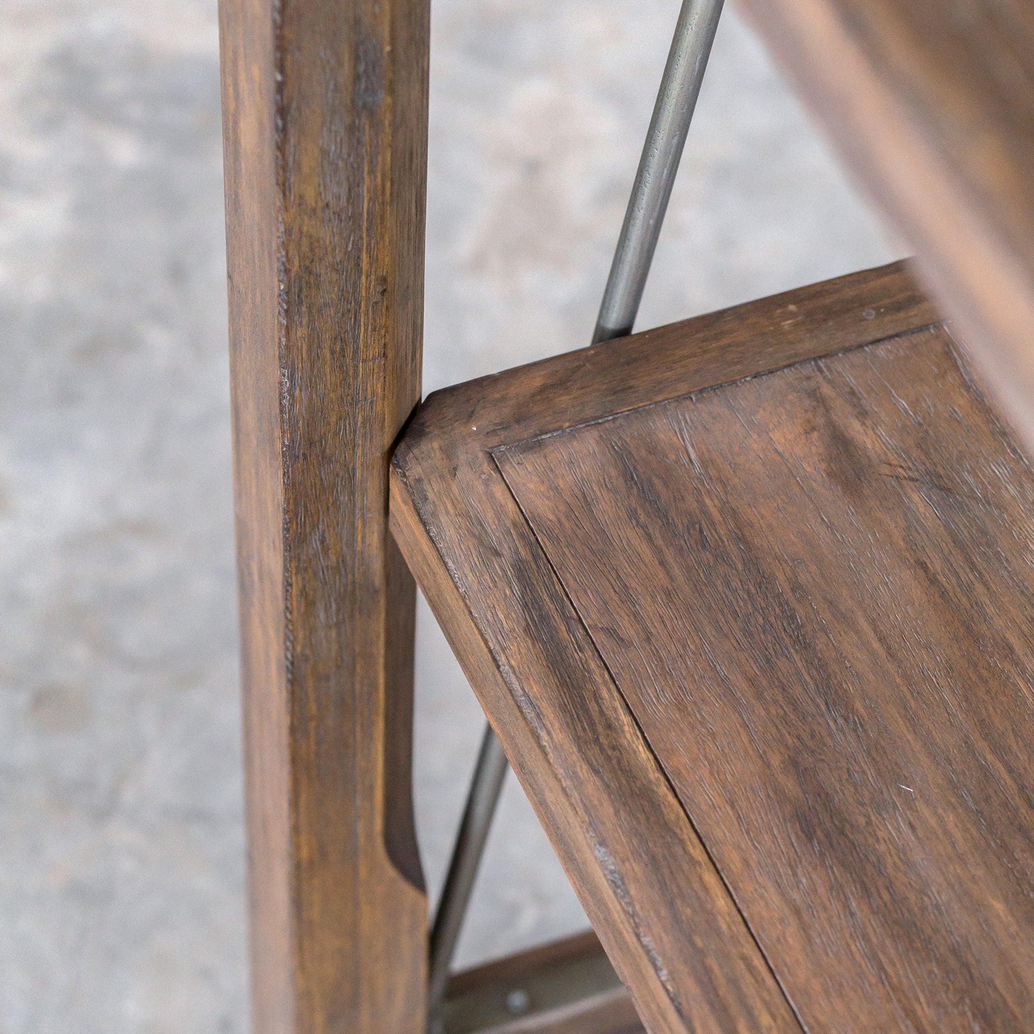 Delancey Weathered Oak Etagere by Uttermost