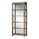 Delancey Weathered Oak Etagere by Uttermost