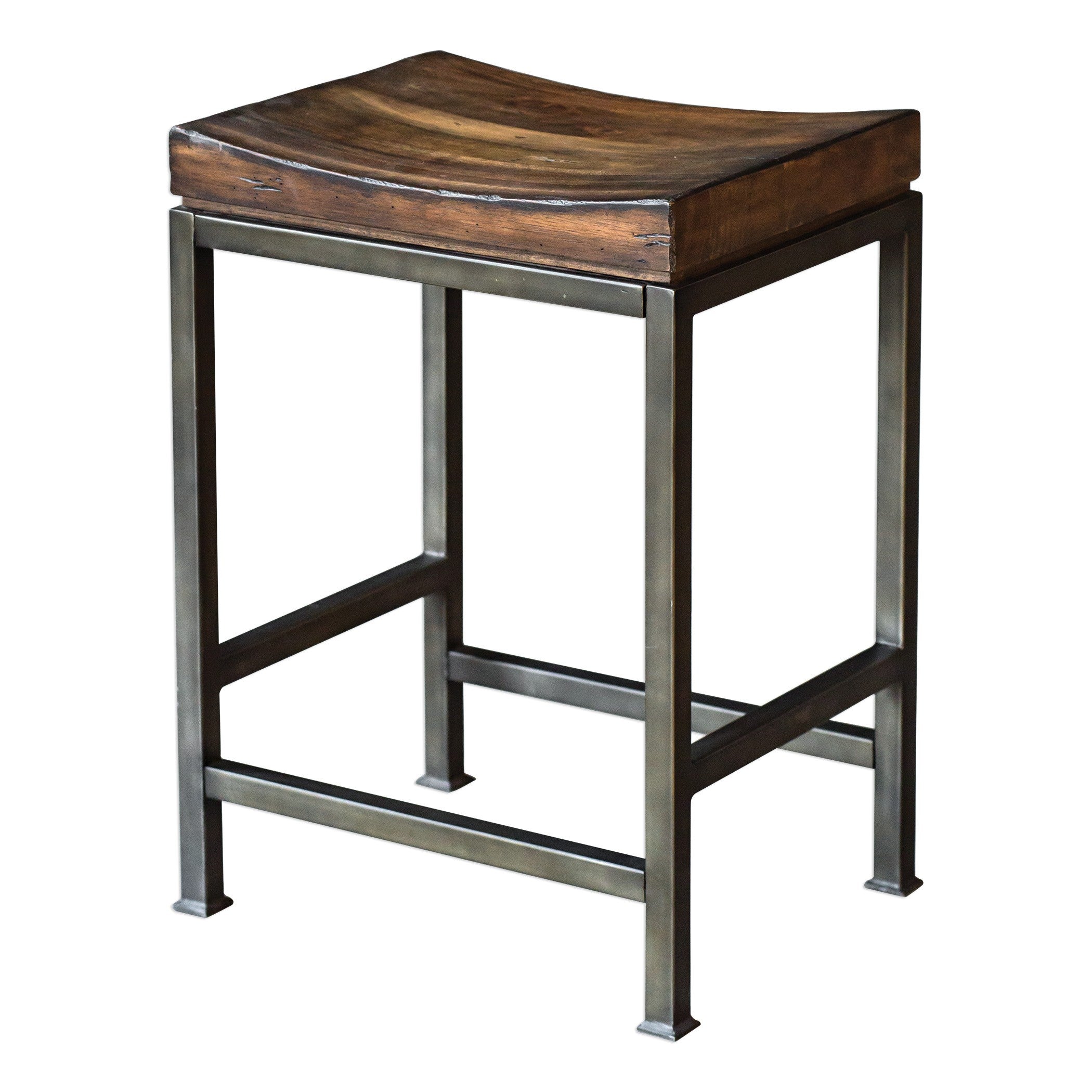 Beck Wood Counter Stool by Uttermost