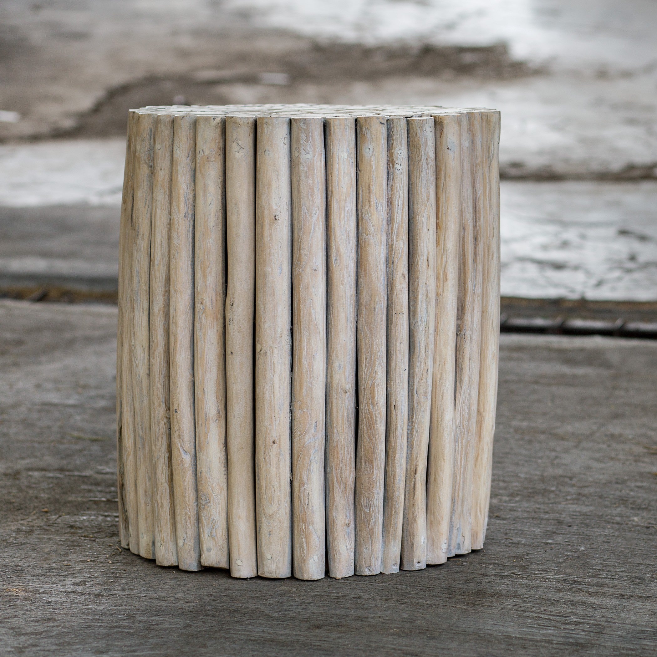 Tectona Teak End Table by Uttermost