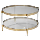 Kellen Glass Coffee Table by Uttermost