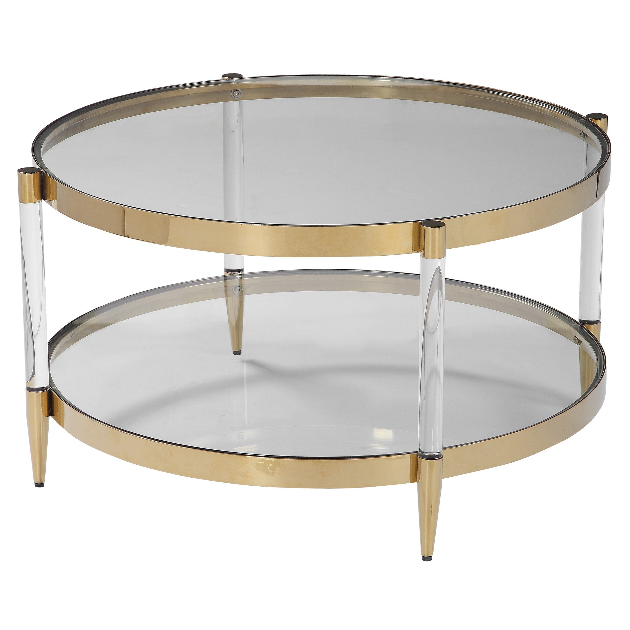 Kellen Glass Coffee Table by Uttermost