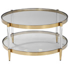 Kellen Glass Coffee Table by Uttermost