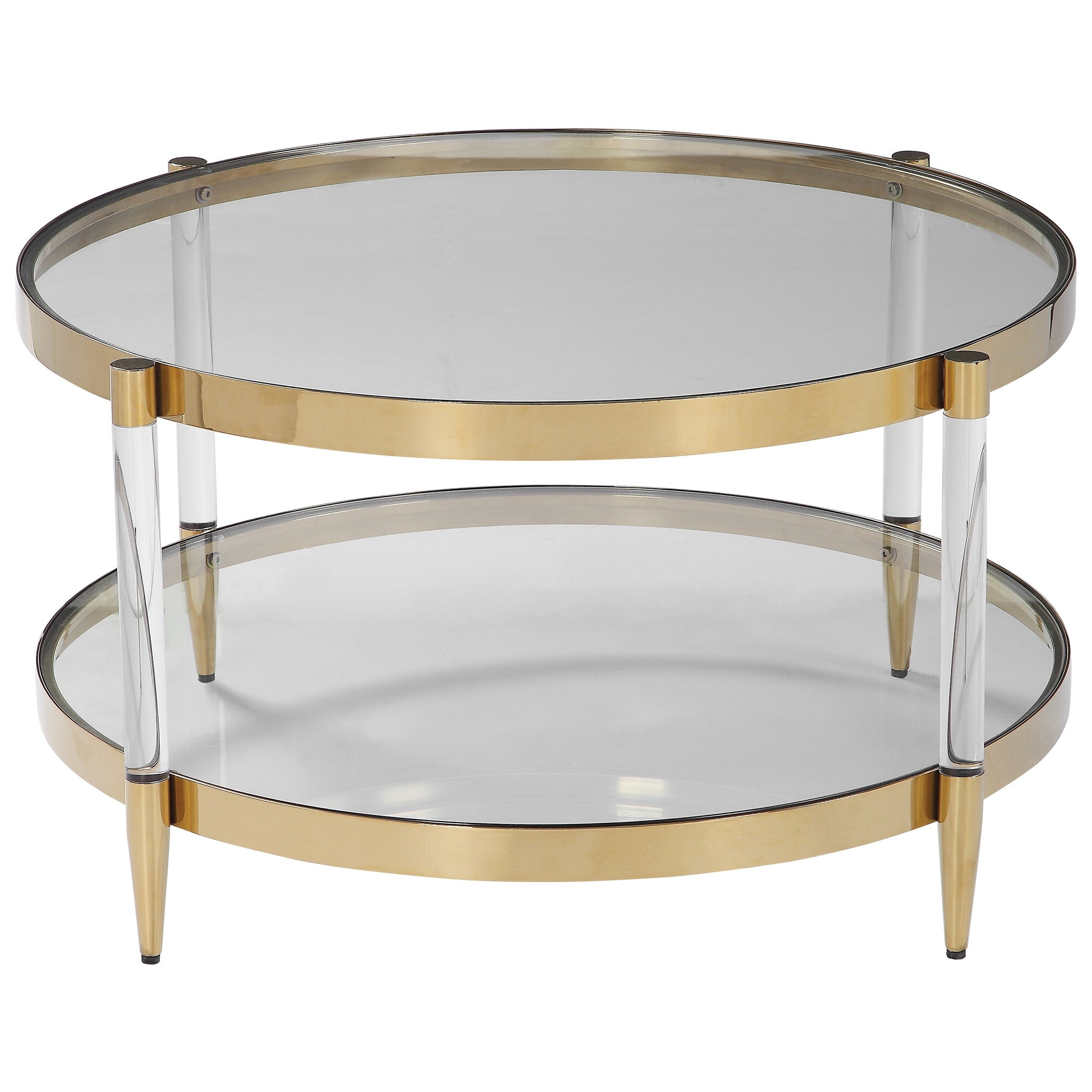 Kellen Glass Coffee Table by Uttermost