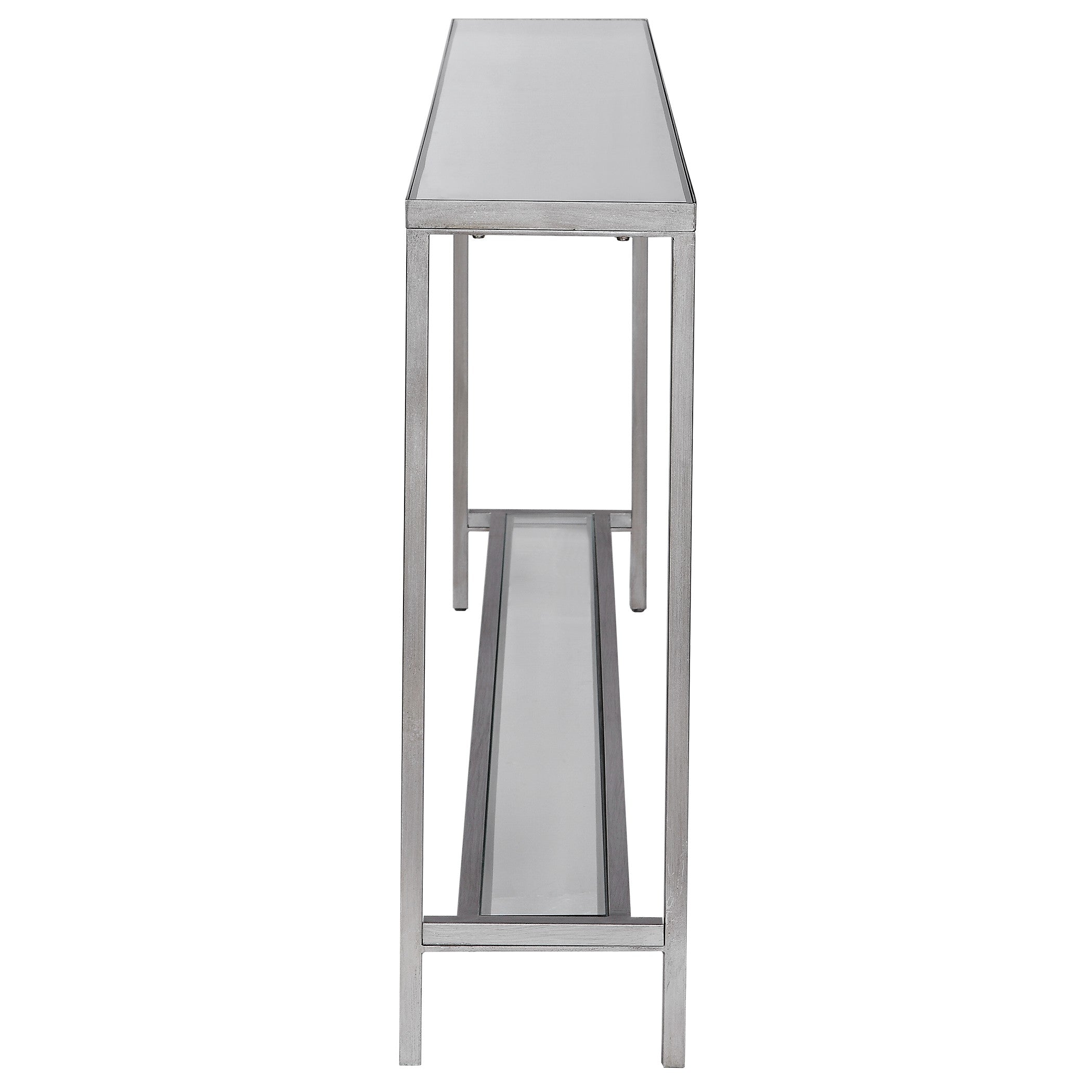 Hayley Silver Console Table by Uttermost