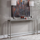 Hayley Silver Console Table by Uttermost