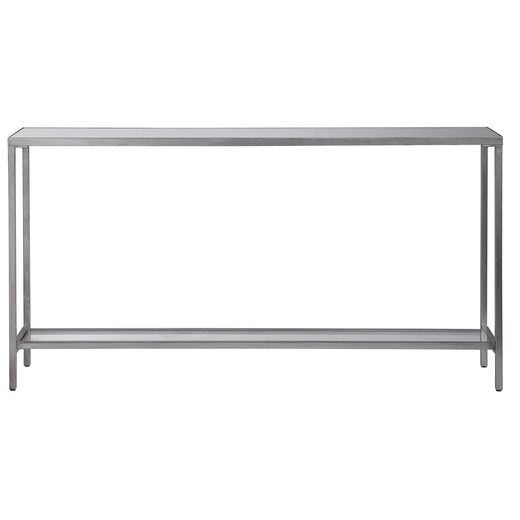 Hayley Silver Console Table by Uttermost