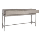 Kamala Gray Oak Console Table by Uttermost