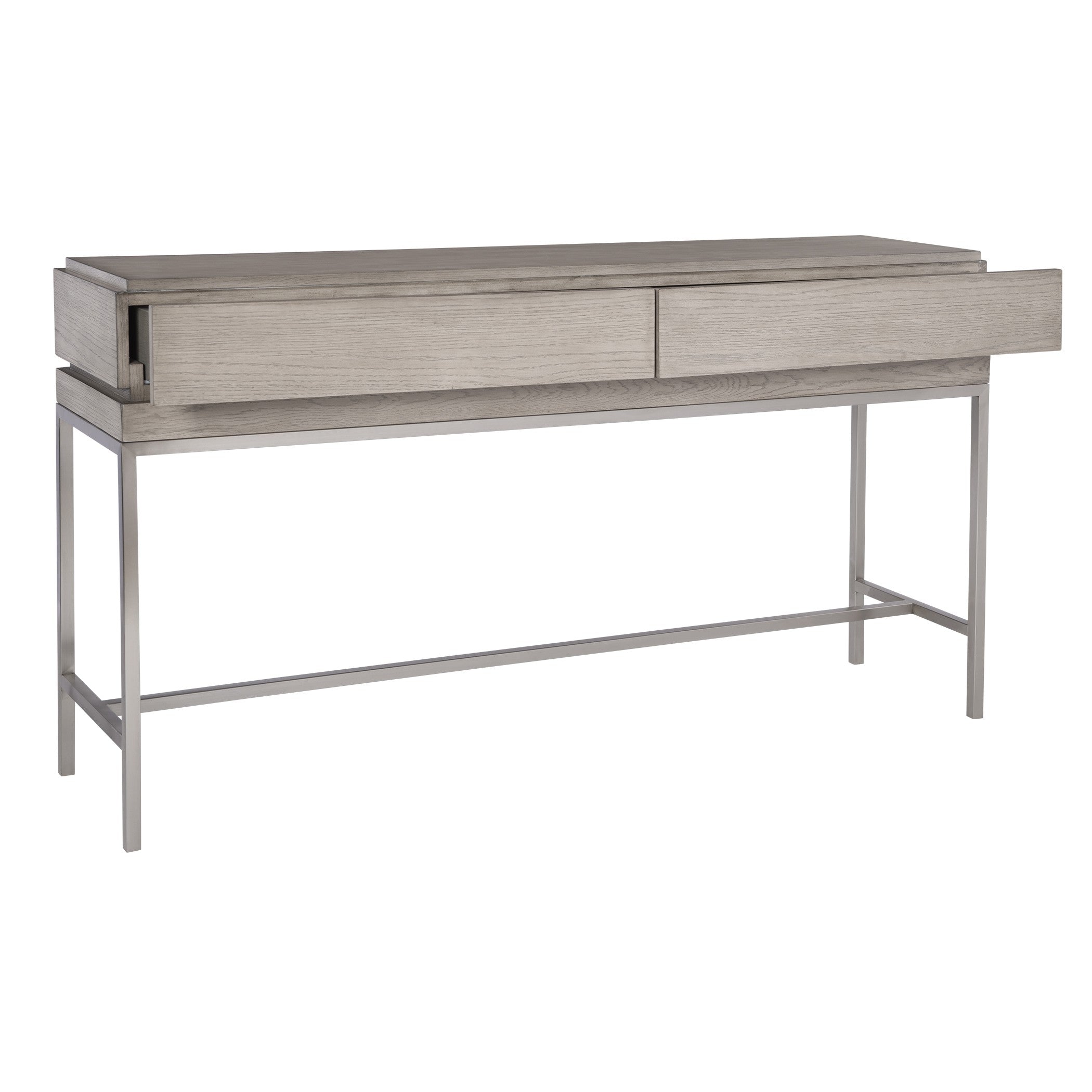 Kamala Gray Oak Console Table by Uttermost