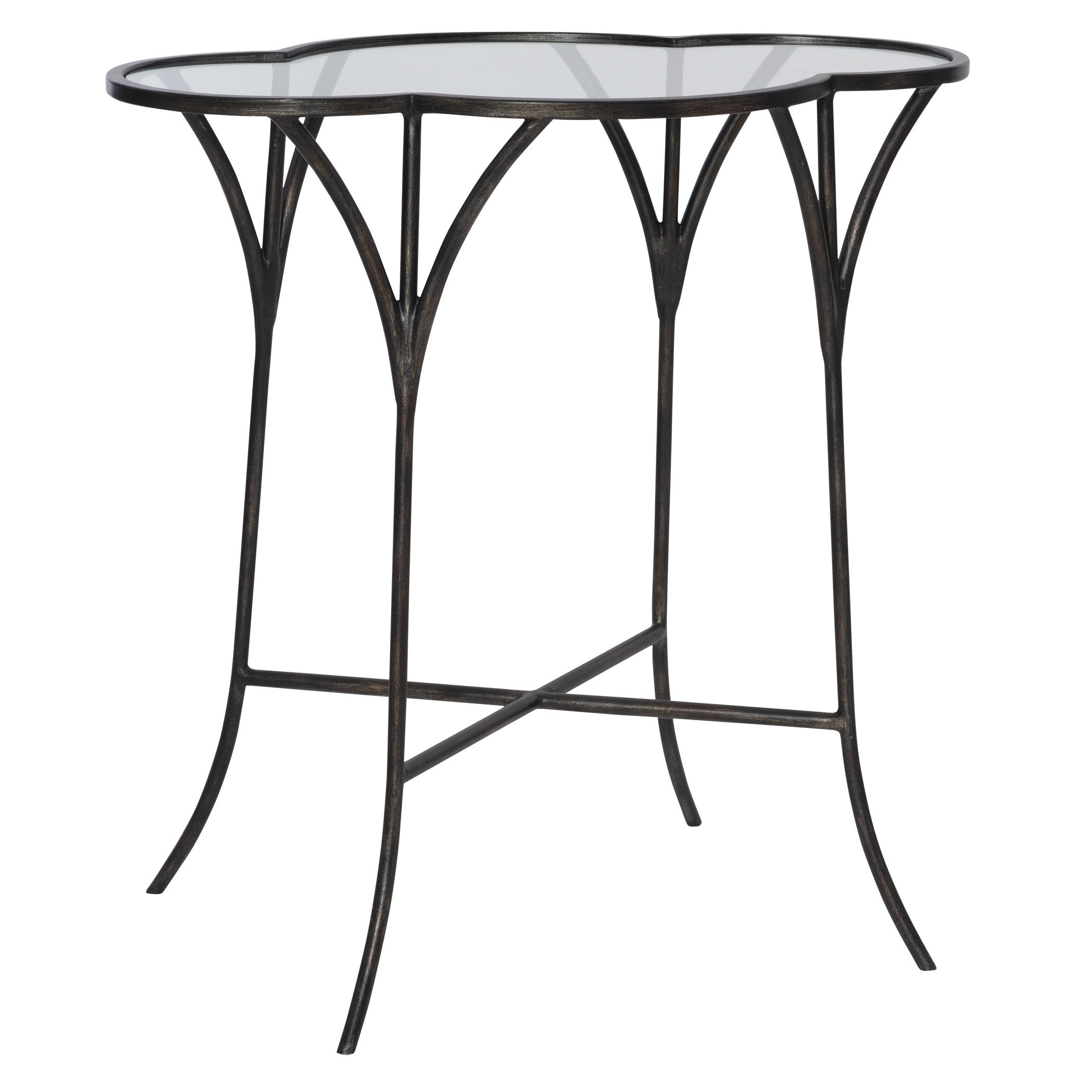 Adhira Glass Accent Table by Uttermost