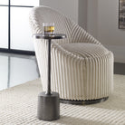 Sanaga Drink Table Nickel by Uttermost