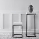 Gambia Marble Plant Stand by Uttermost