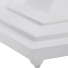 Kabarda White Foyer Table by Uttermost