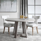 Gidran Dining Table in Grey by Uttermost