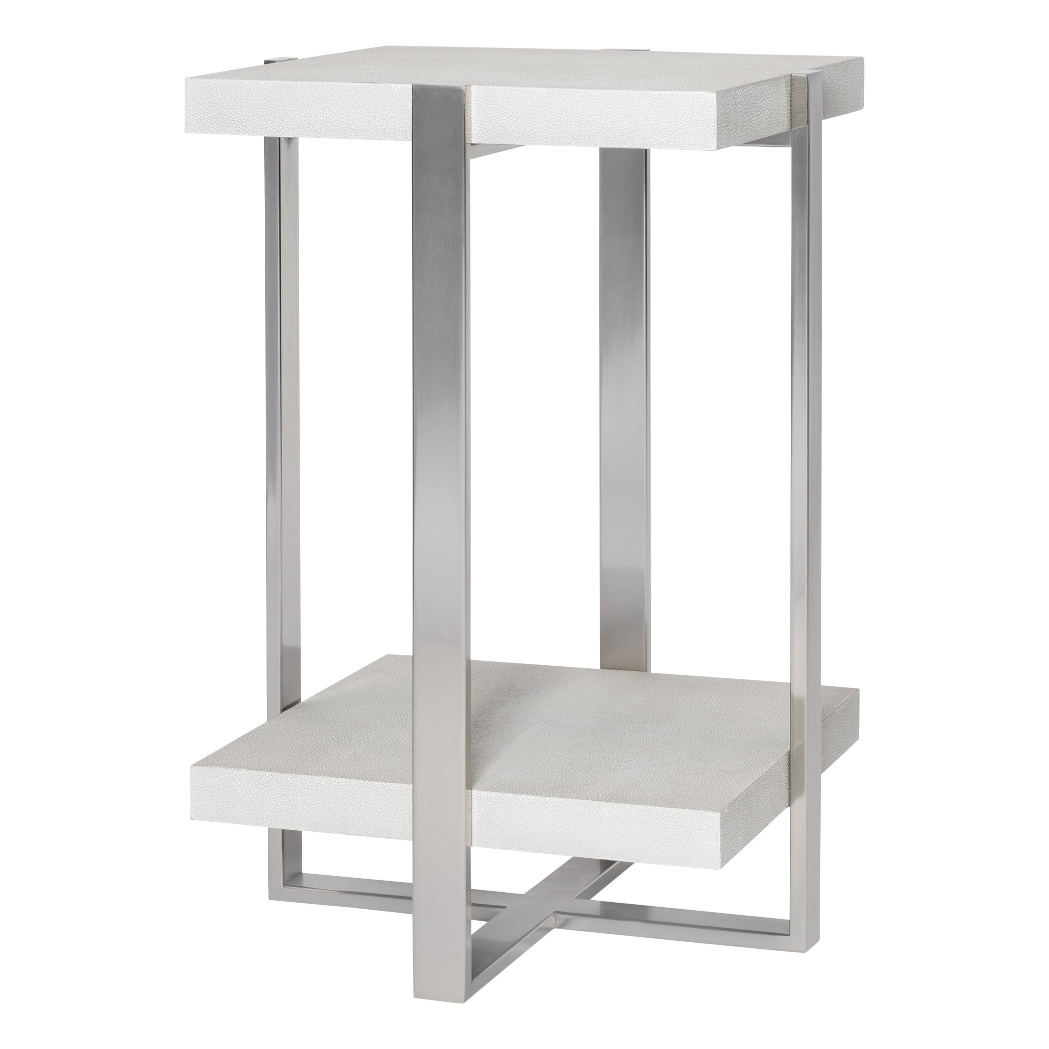 Arnaut White Accent Table by Uttermost