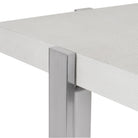 Arnaut White Accent Table by Uttermost